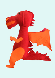 Dino-Drak, drak na ruku z boku